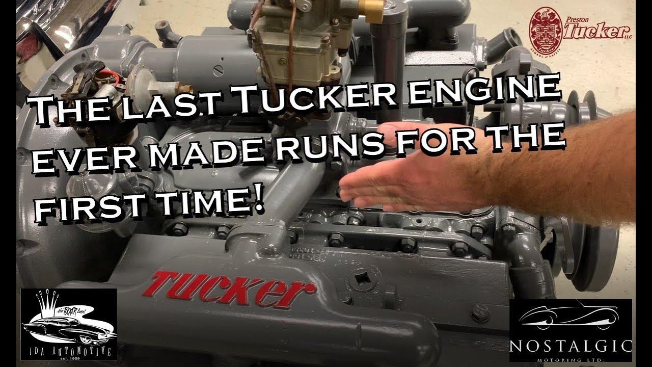Последний автомобильный двигатель Tucker заработал впервые!