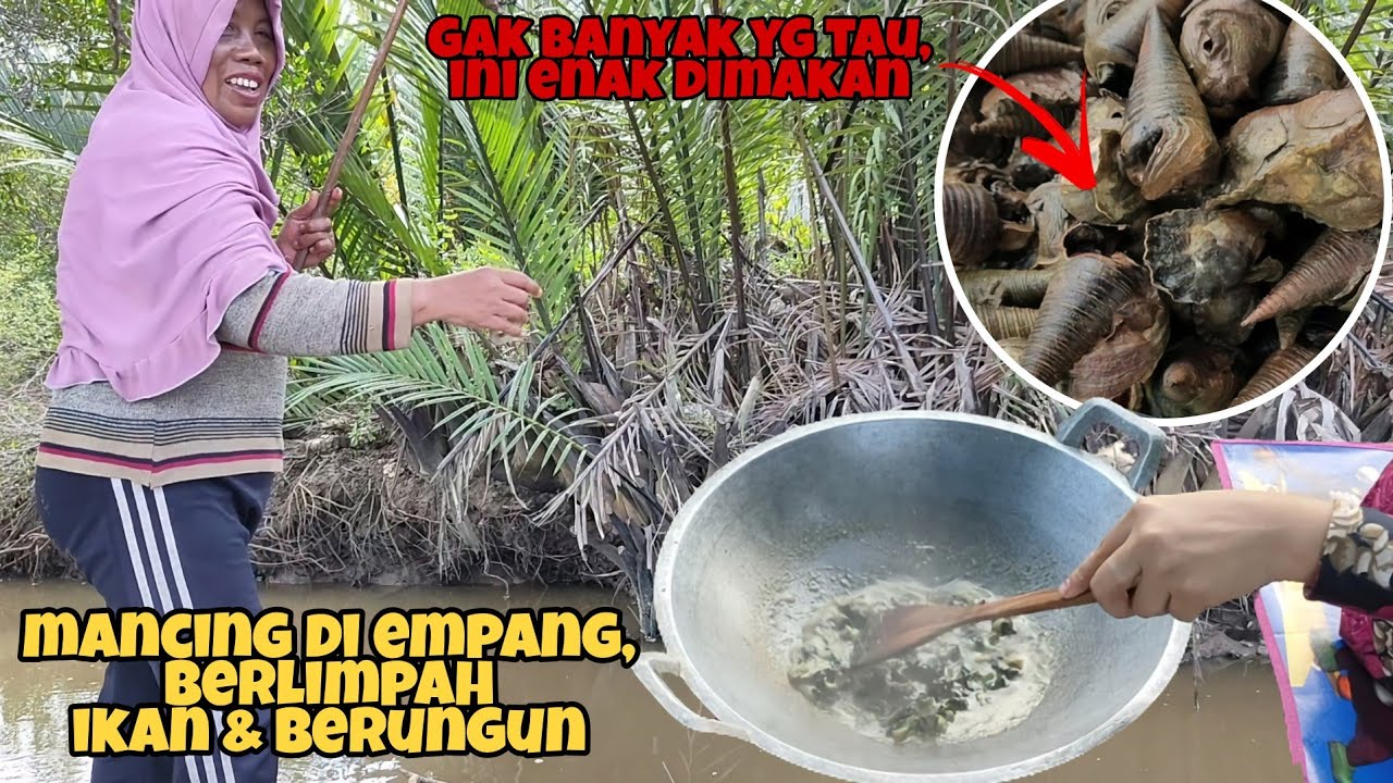 Acil jago mancing, ikan & berungun berlimpah di empang Teritip, Balikpapan