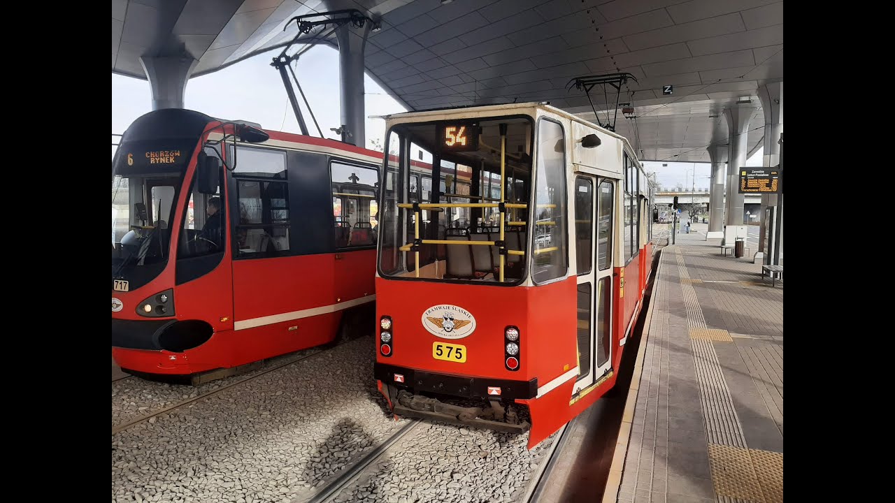 ZTM Katowice (Tramwaje Śląskie) @ Konstal 105Na #575, Linia 54