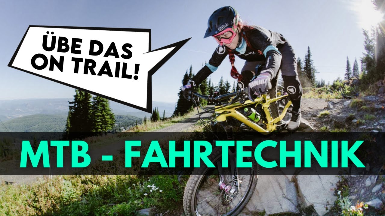 3 Tipps: Mountainbike Fahrtechnik on Trail: Bremsen + Linienwahl in verblocktem Gelände! (Deutsch)