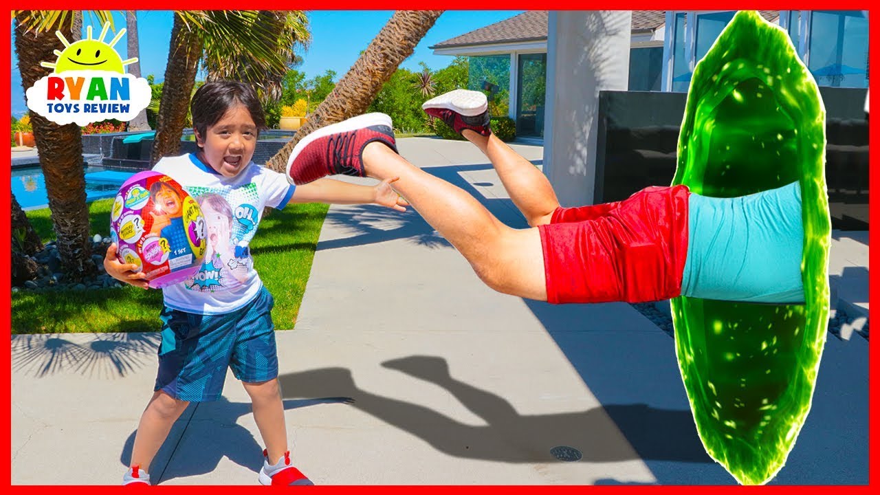 Ryan magic toy hunt adventure for Ryan's World Giant Surprise Eggs!!!
