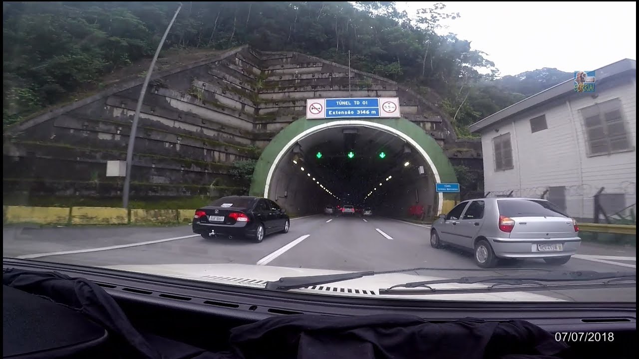 São Paulo até São Vicente via Rodovia dos Imigrantes (SP-160) - 07/07/18