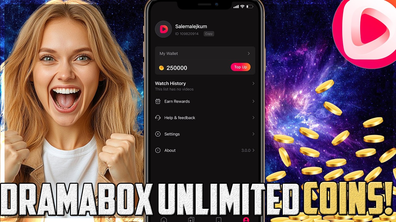 DramaBox Hack/Mod Apk - How to Get Unlimited Coins in DramaBox - DramaBox Free Coins (iOS, Android)