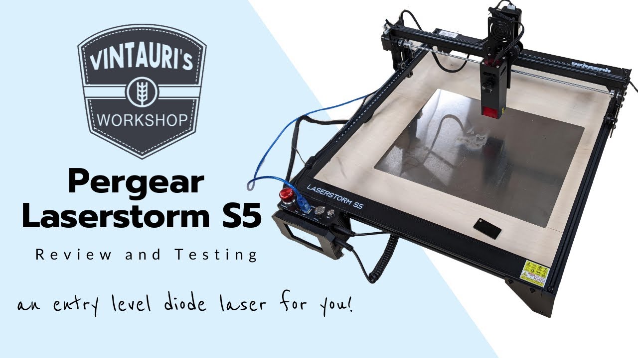 Pergear Laserstorm S5 - 5 Watt Diode Laser- Review and testing