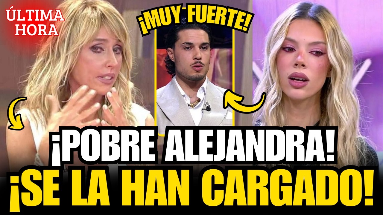 💥¡BOMBA EN DIRECTO! EMMA GARCÍA ACORRALA Y “FULMINA” A ALEJANDRA RUBIO POR EL “¿HAY GRABACIONES?”