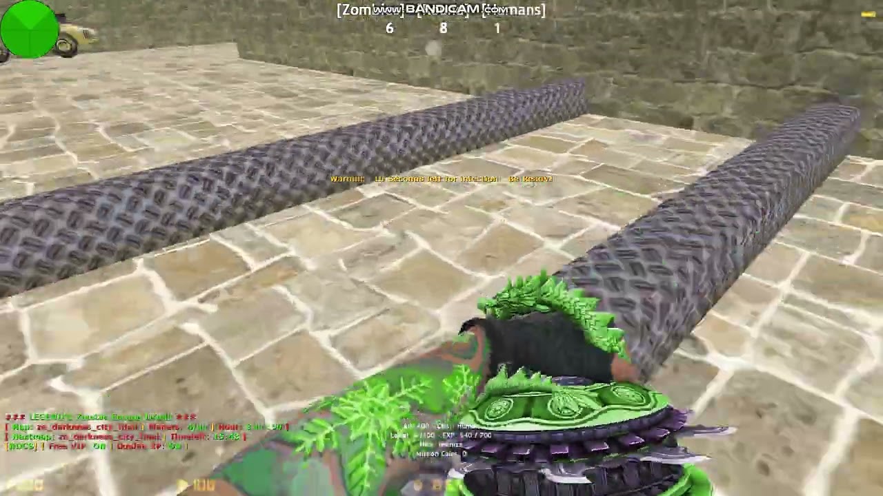 CS 1.6 | LEGEND'S | Zombie Escape | TR Ver | on ze_darkness_city_final_dpfix