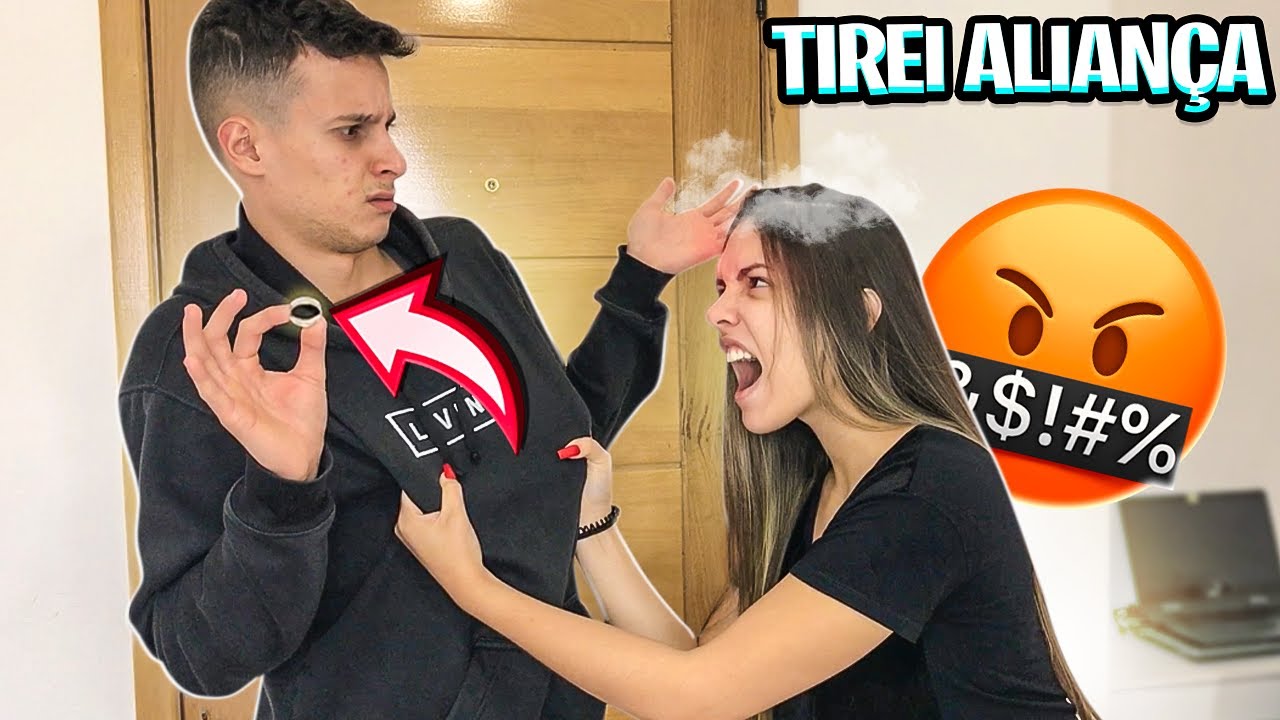 FUI CORTAR O CABELO SEM ALIANÇA - TROLLEI MINHA NAMORADA