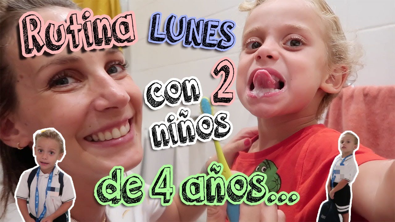 RUTINA UN LUNES CON GEMELOS DE 4 AÑOS | Vlog Fátima Cantó