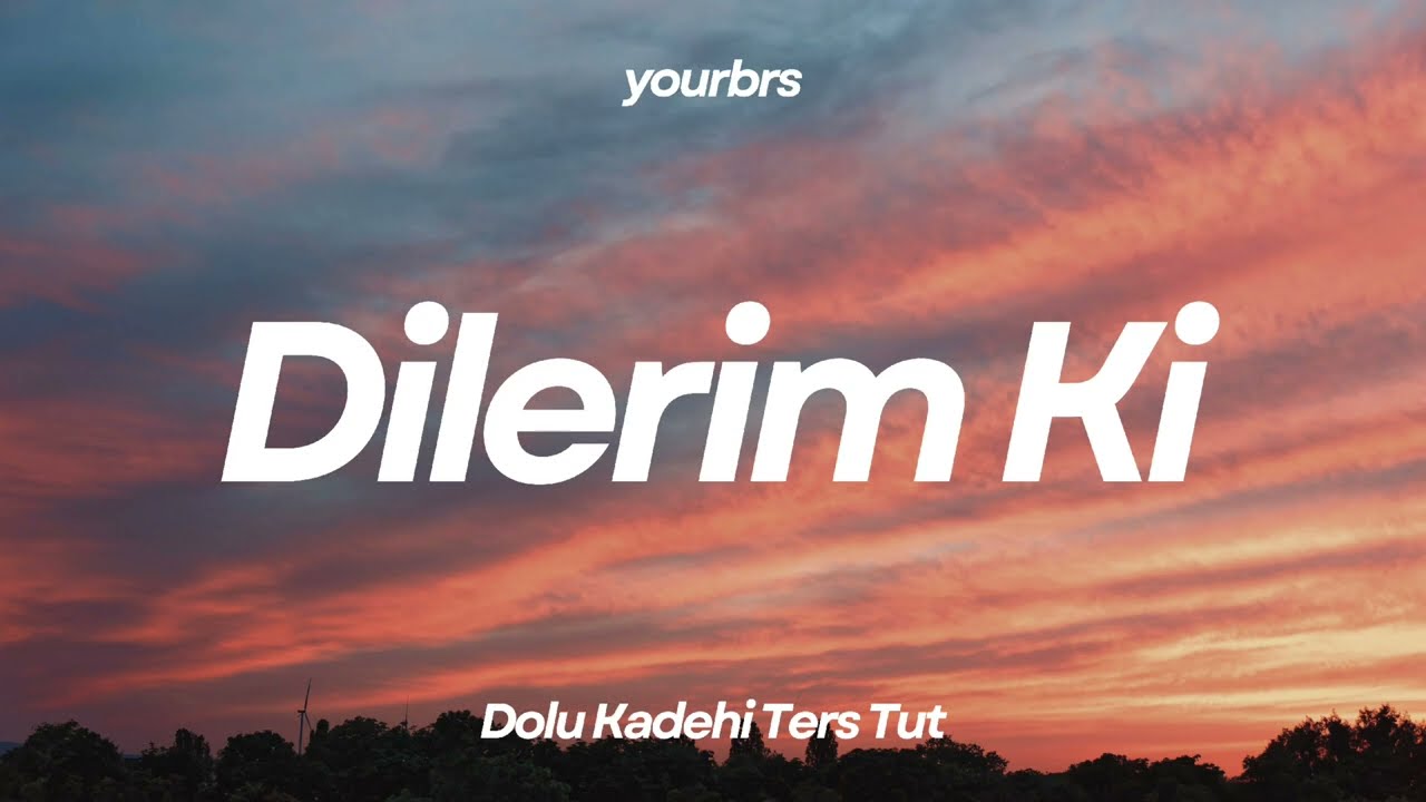 Dolu Kadehi Ters Tut - Dilerim Ki | Lyrics - Sözleri
