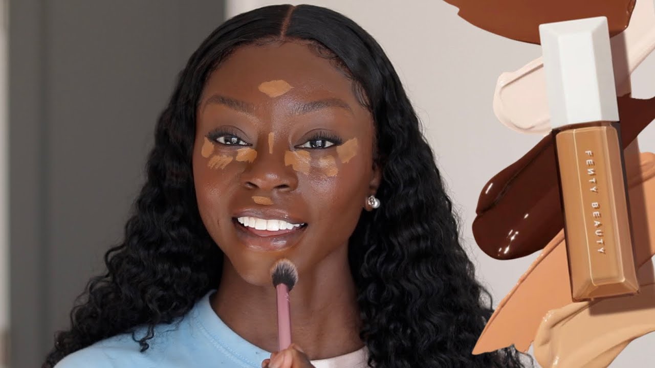 New Fenty Beauty We’re Even Hydrating Longwear Concealer Review + Wear Test | Shade 445N