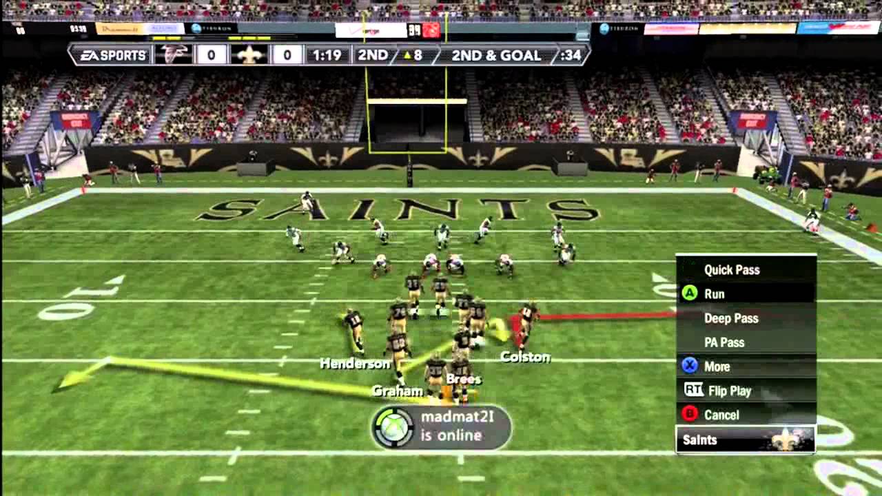 Madden 12- Authentic's slider set, Live Commentary