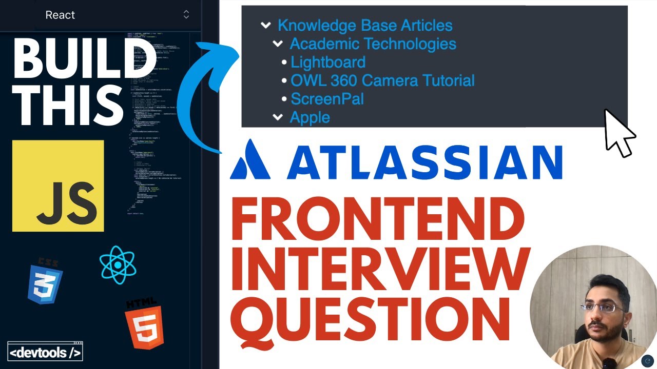 Solving Atlassian Frontend Interview Question | Confluence Like Tree Structure | React.js