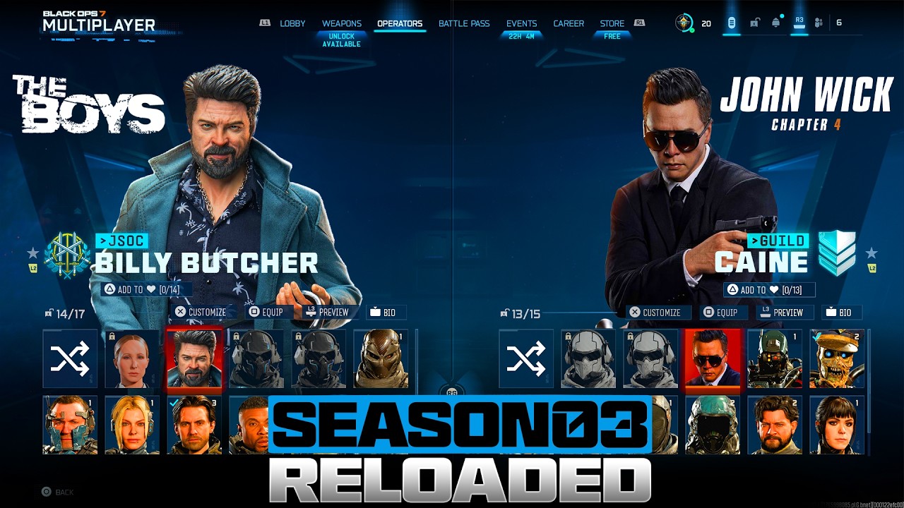 Обновление, посвященное кроссоверу в 3-м сезоне Black Ops 7...