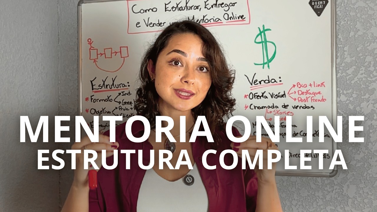 COMO ESTRUTURAR, ENTREGAR E VENDER UMA MENTORIA ONLINE.