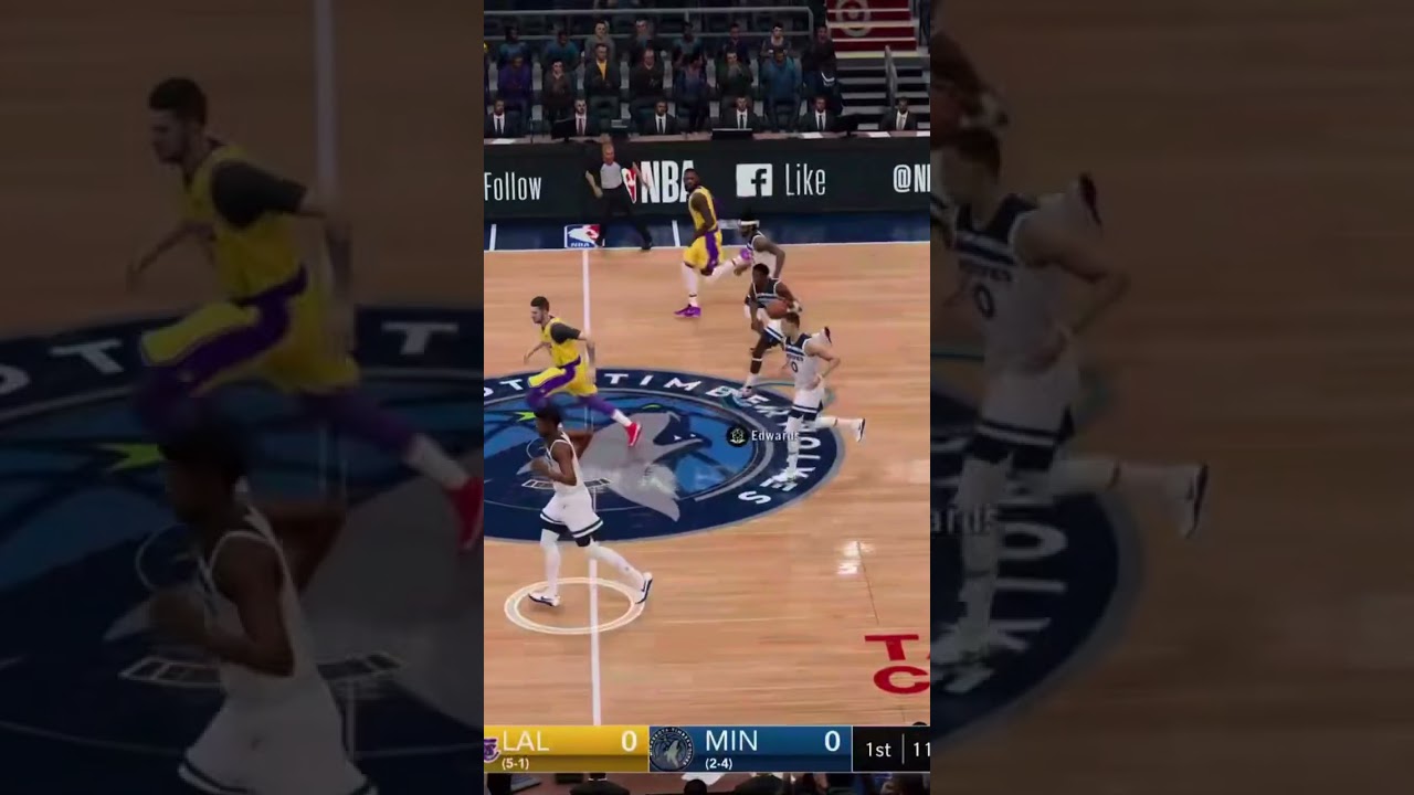 NBA Live | 19 Updated Rosters | #6Timberwolves vs #3Lakers #nba #nbahighlights #nbalive19gameplay
