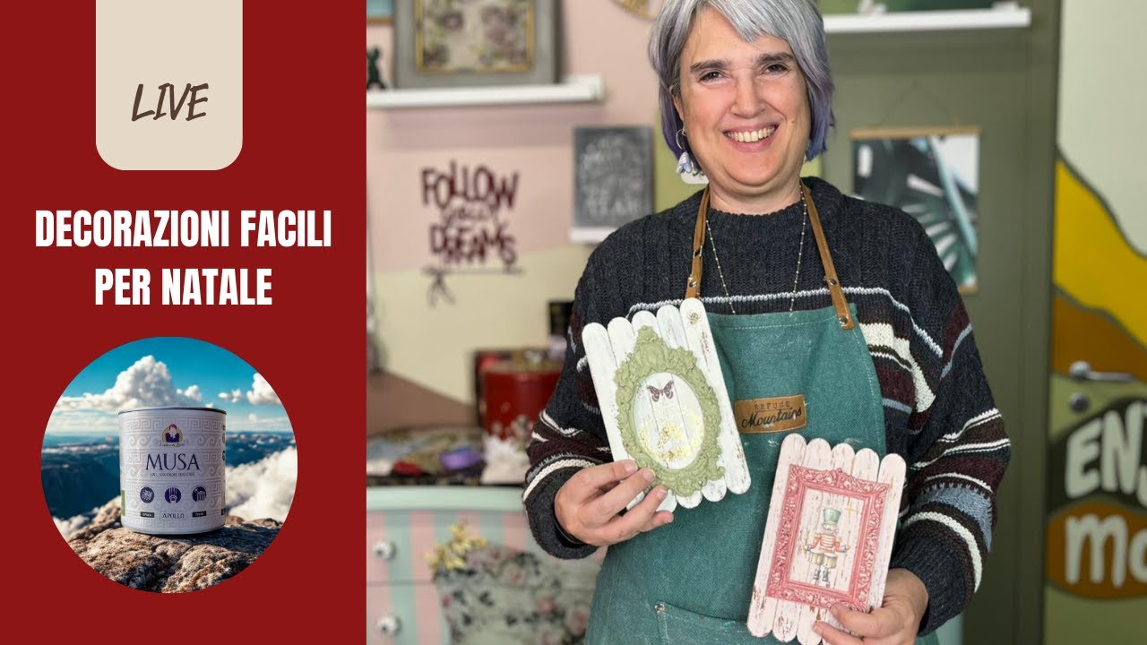 LIVE: Decorazioni Natale DIY last minute con MUSA🎄