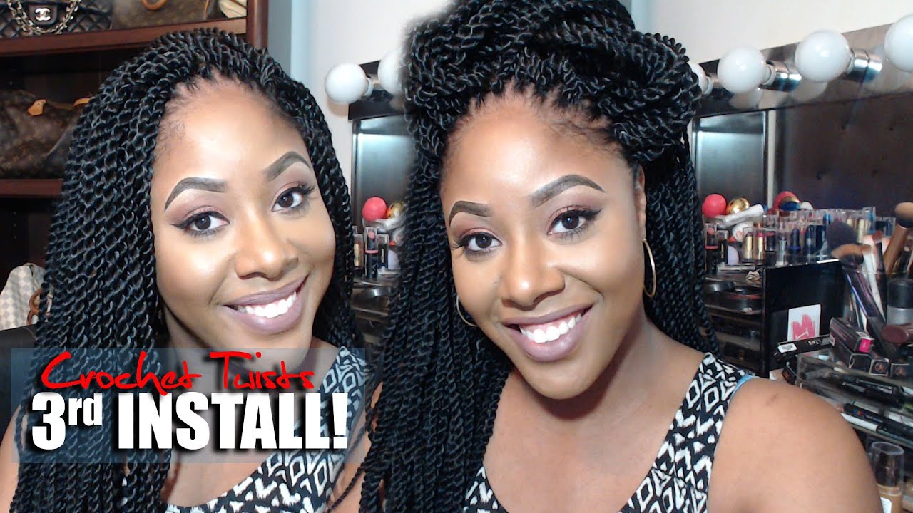 3rd Install Crochet Braids HOW TO WASH/ REUSE CROCHET BRAID HAIR