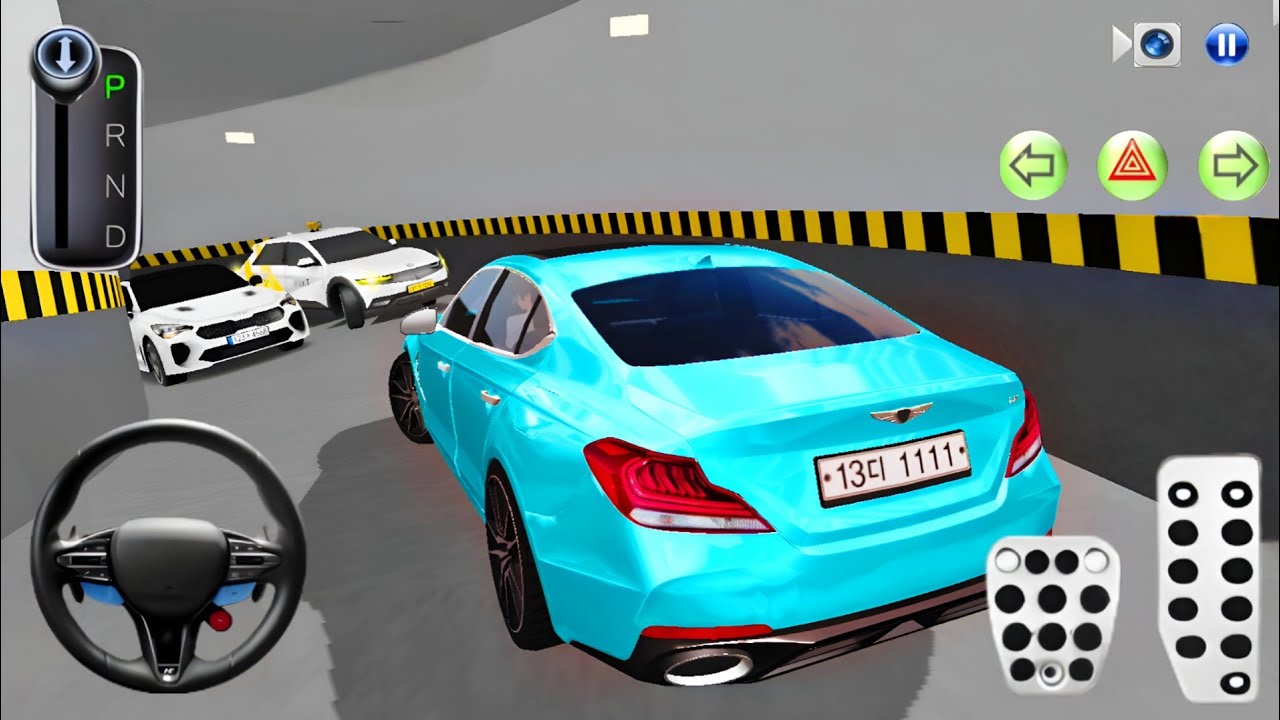 New Crashed car Stuck in Parking Garage - 3D Driving Class - Car Game - 3D Driving Class 2026
