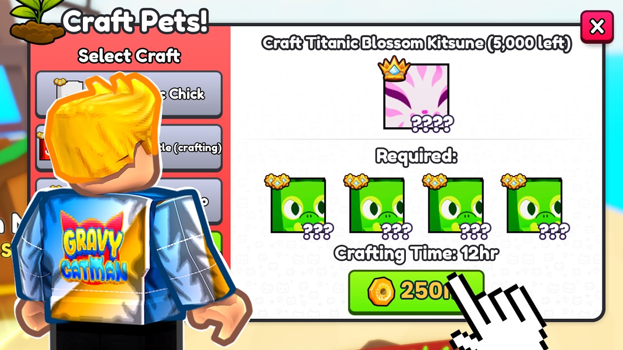 СОЗДАЮ ТИТАНА В PET SIMULATOR 99!