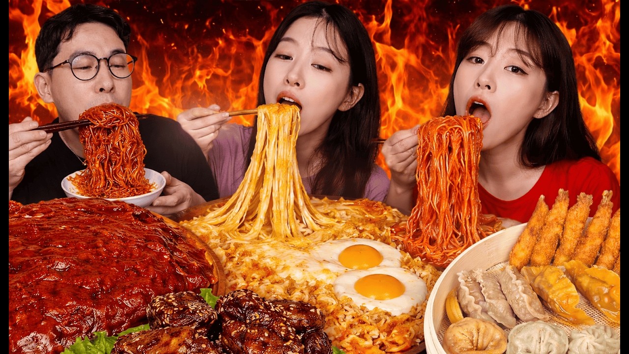🔥 This Spice Was a Mistake… Extreme Spicy Cold Noodle Challenge 🍜🌶️