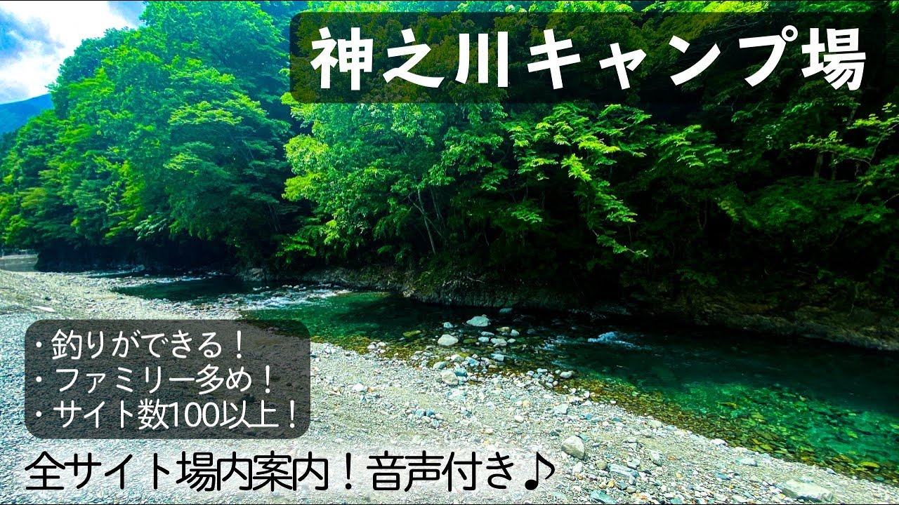 【神奈川キャンプ場紹介】神之川キャンプ場を場内ガイド！道志川沿いにあるリバーサイドキャンプ場！釣りや川遊びができるからファミリーには嬉しい！