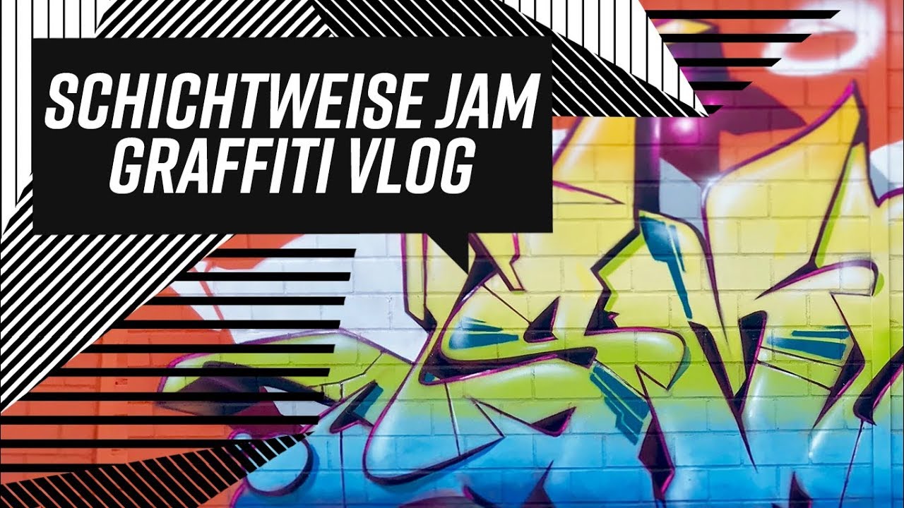 SCHICHTWEISE GRAFFITI JAM | 35 writers painting on 200m wall