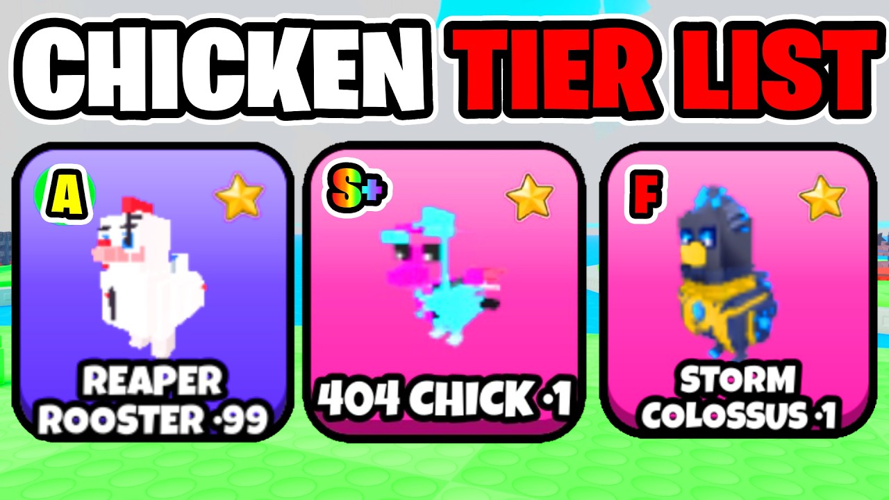 *НОВИНКА* ЛУЧШИЙ РЕЙТИНГ КУРИЦ в игре Grow A Chicken Fighter! (НАВЫКИ И СЛИЯНИЯ) ROBLOX