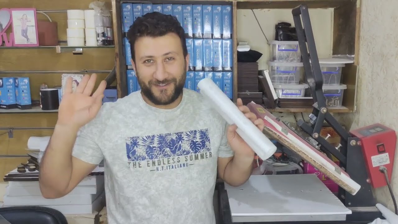 ورق استيكر سبلميشن هيغير نظام الطباعه تماما