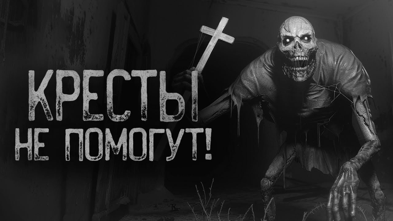 ДАЖЕ КРЕСТЫ ТЕБЕ УЖЕ НЕ ПОМОГУТ.. | Ужасы и Страшные истории на ночь. Мистика. Страшилки