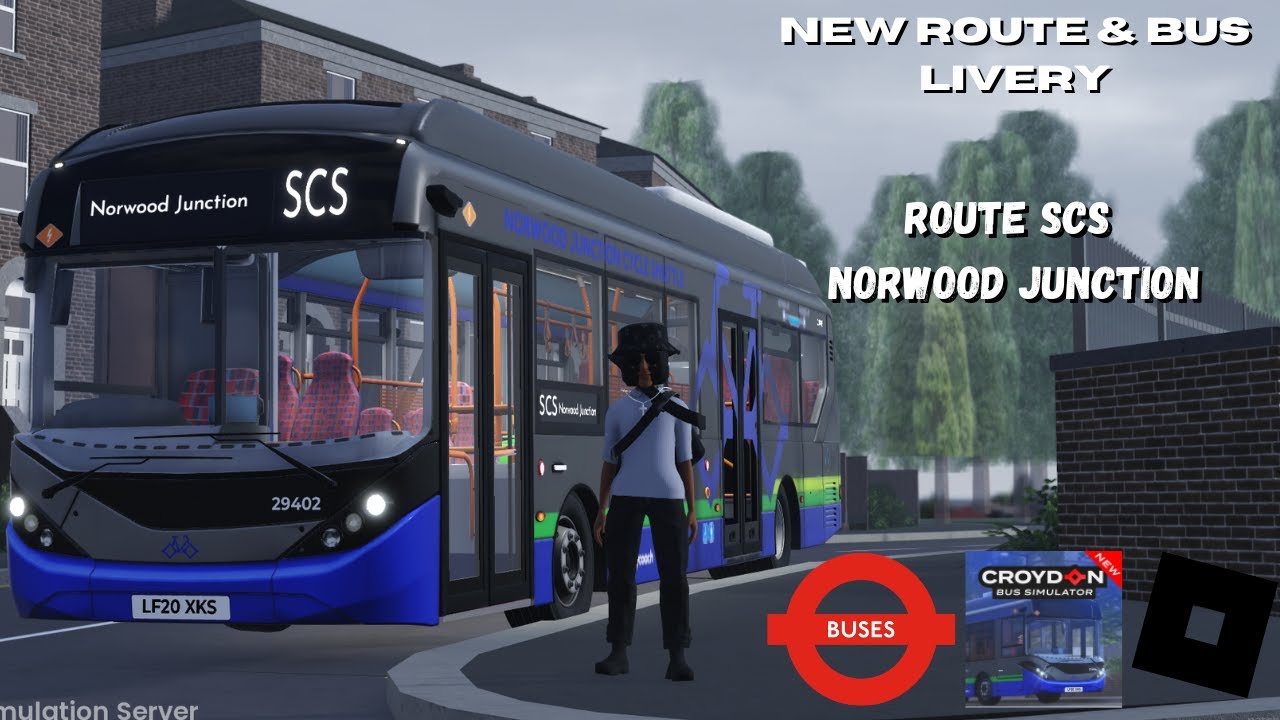 Roblox Croydon | Route SCS | Norwood Junction | Croycoach Enviro 200 EV