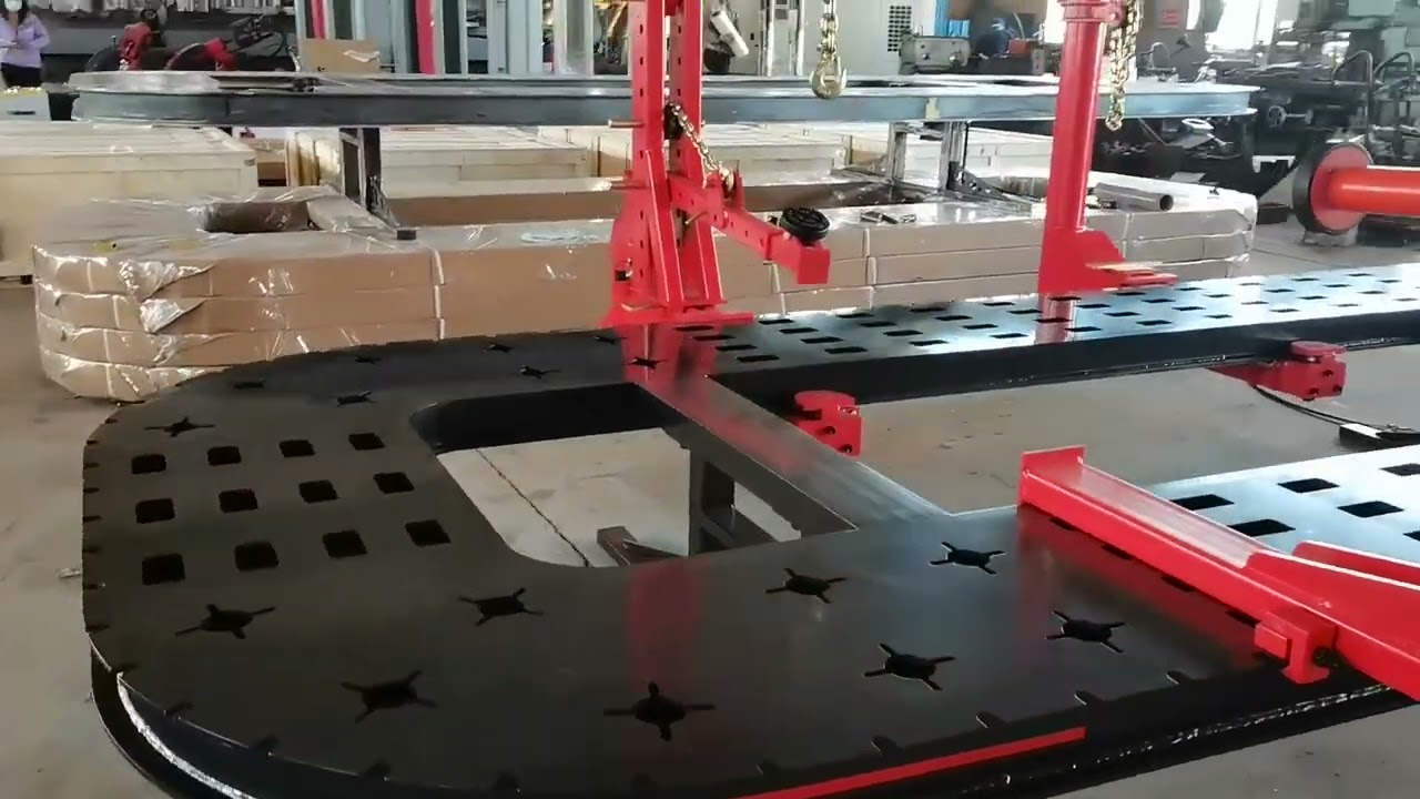 car bench with 5 towers