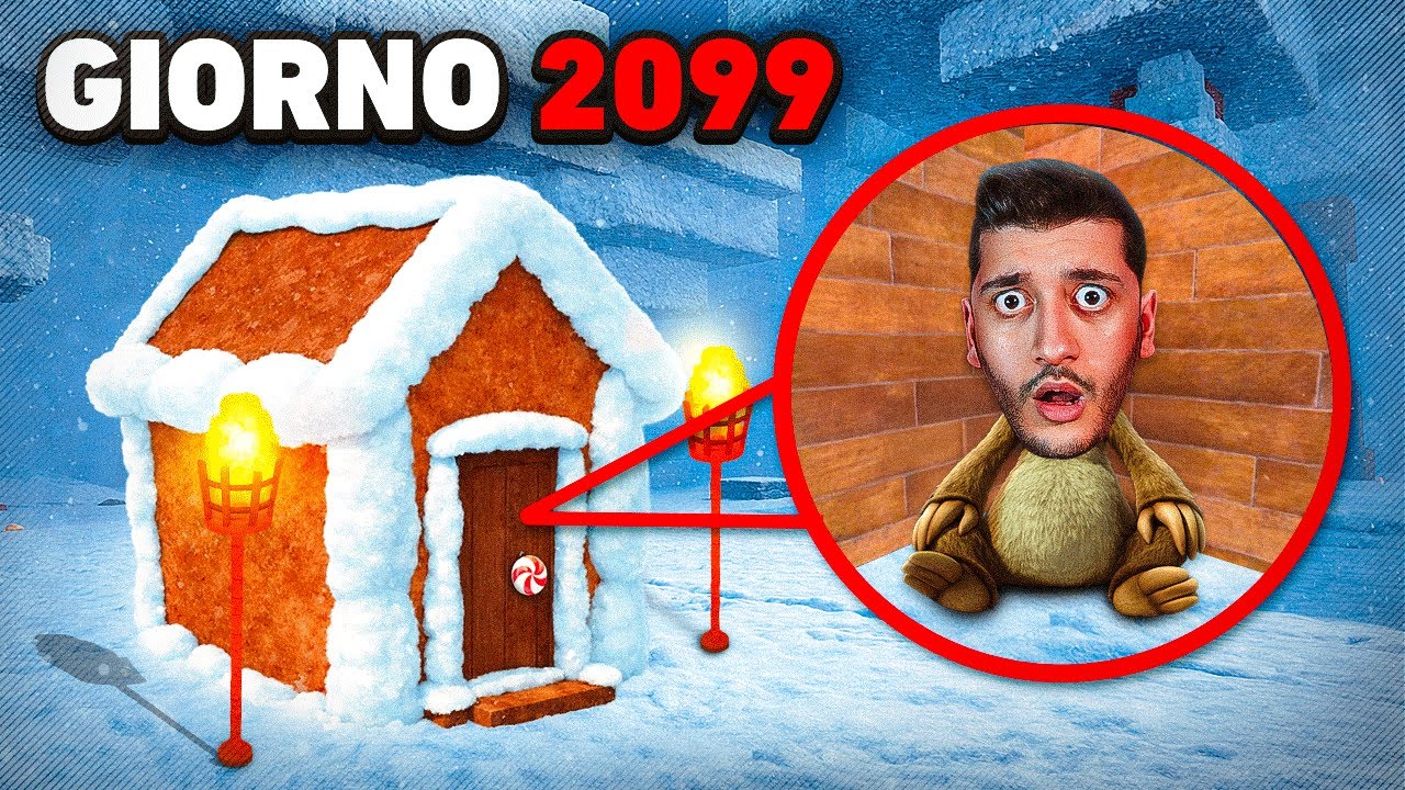 SONO SOPRAVVISSUTO 99 NOTTI nella CASETTA di MARZAPANE!! ROBLOX ITA