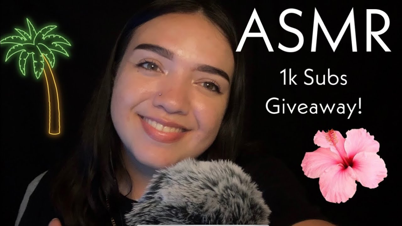 ASMR | 1K Subs GIVEAWAY!!! 😁🌺💕