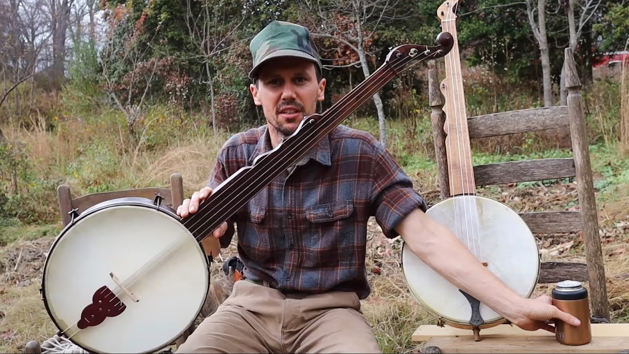Original 1840s Minstrel Banjo by William Boucher Jr.
