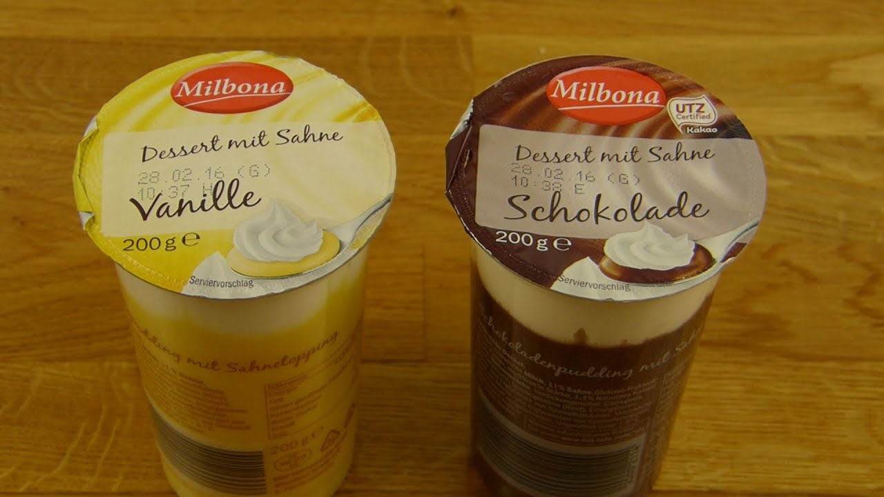 Milbona Dessert With Cream / Sahne