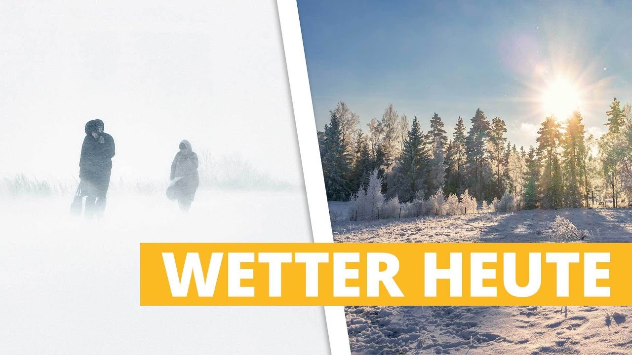 Wetter heute: Krasser Schneesturm versus Mildluft