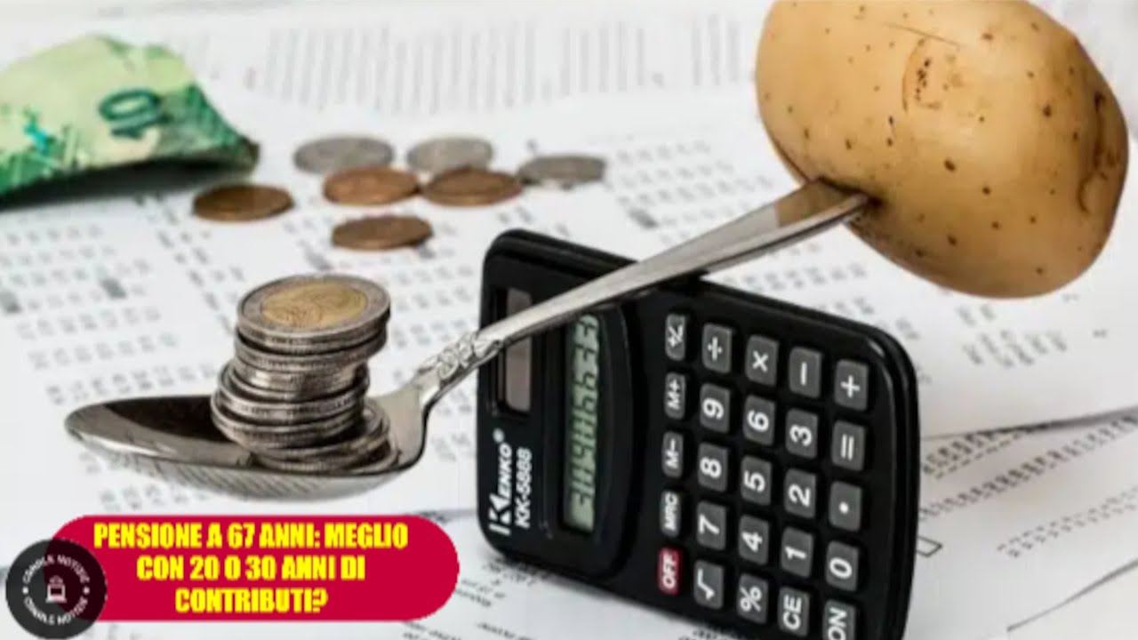 Calcolo Pensione 2025: Quanti soldi prendi DAVVERO con 20 o 30 anni di contributi?