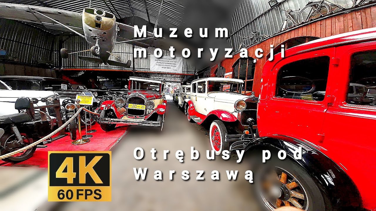 Muzeum motoryzacji i techniki w Otrębusach w 4K 60fps bez montażu