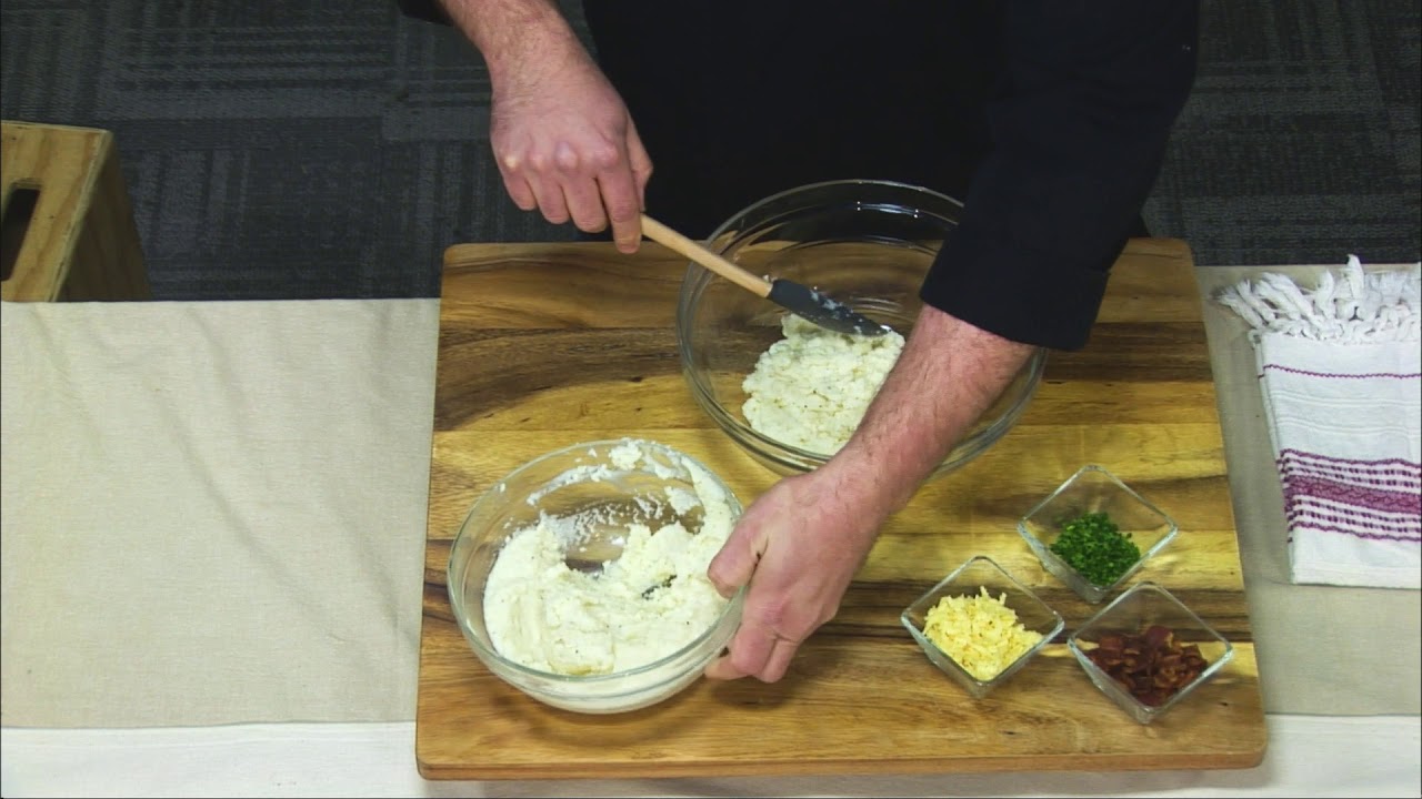 How To Make Bacon, Gouda, and Chive Mashed Potatoes with Chef Tony Fialho