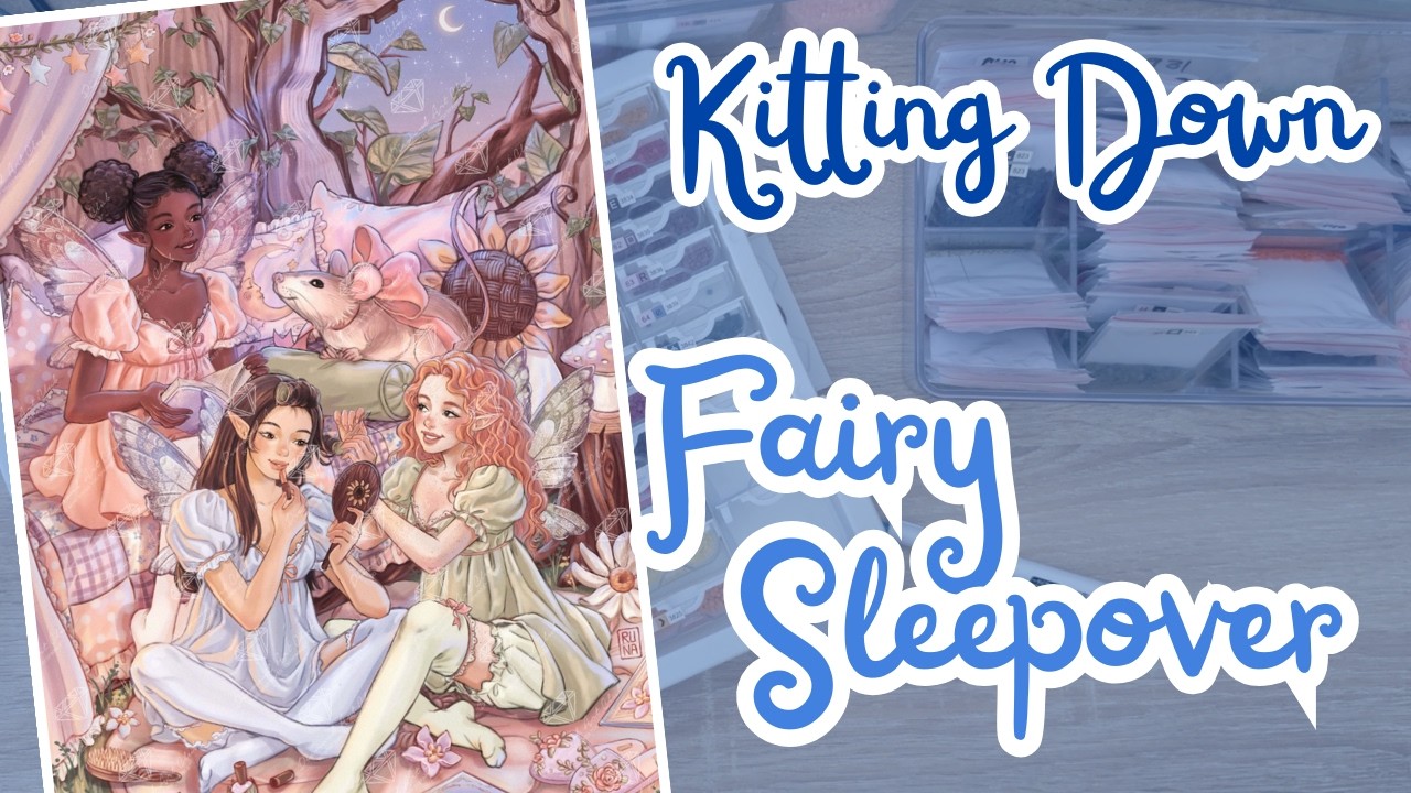 KITTING DOWN Fairy Sleepover by Runa Mareuty | Real time - No talking - ASMR satisfying and relaxing