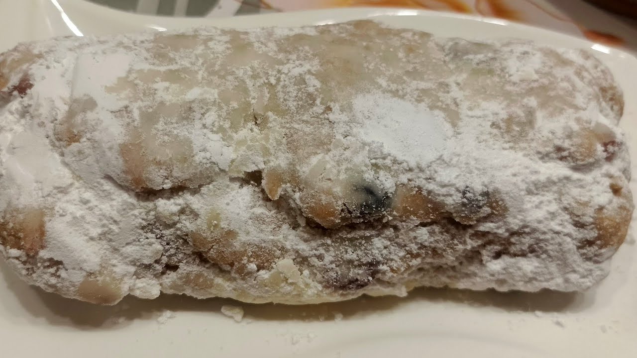 Рождественский штоллен. Очень вкусная праздничная рождественская выпечка. 