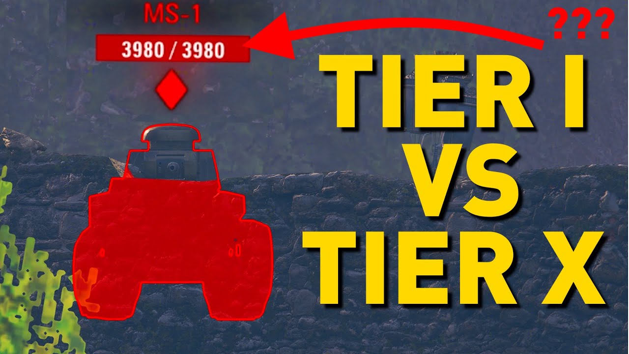 Tier 1 vs Tier 10 in World of Tanks!!!