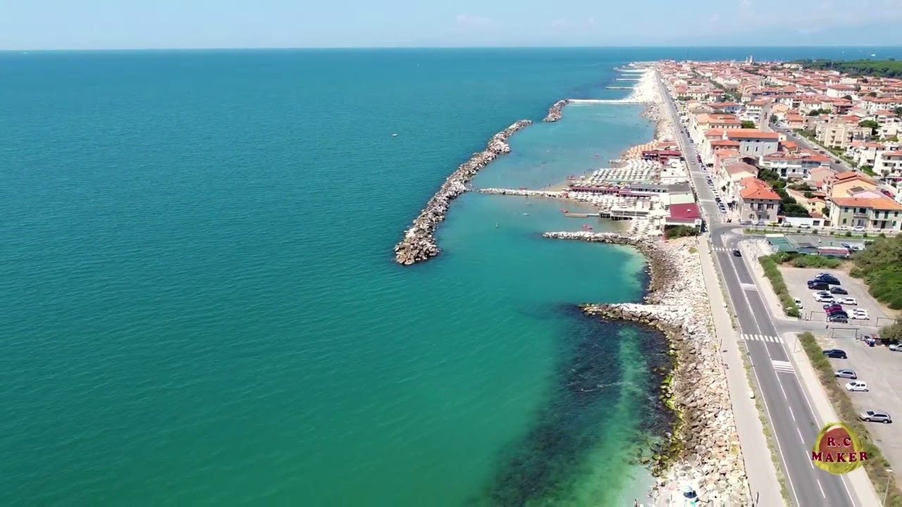Italia, Video Toscana, Marina di Pisa 2023 4K
