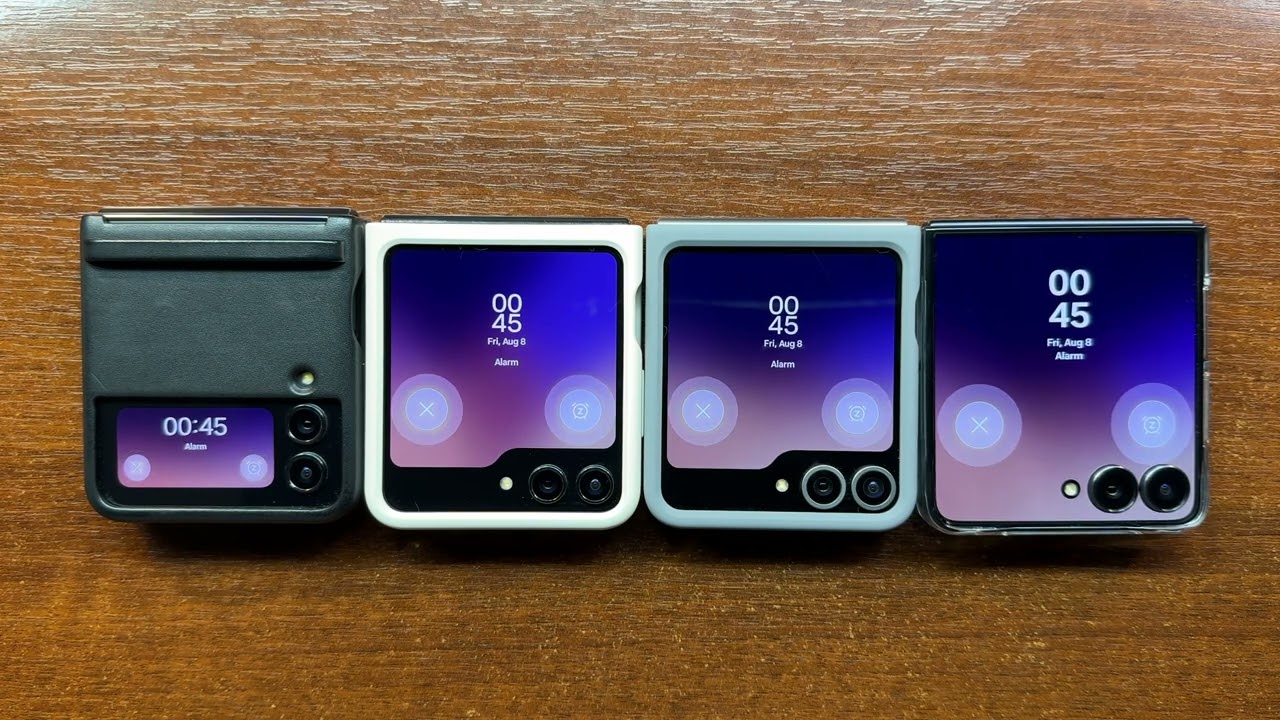 Samsung Galaxy Z Flip 4, Z Flip 5, Z Flip 6 & Z Flip 7 Boot Animation & Alarm Clock Alert
