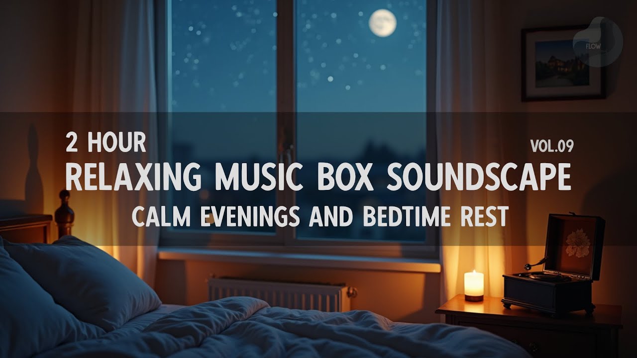 2 Hours Relaxing Music Box Soundscape Vol.09 | Calm Evenings and Bedtime Rest
