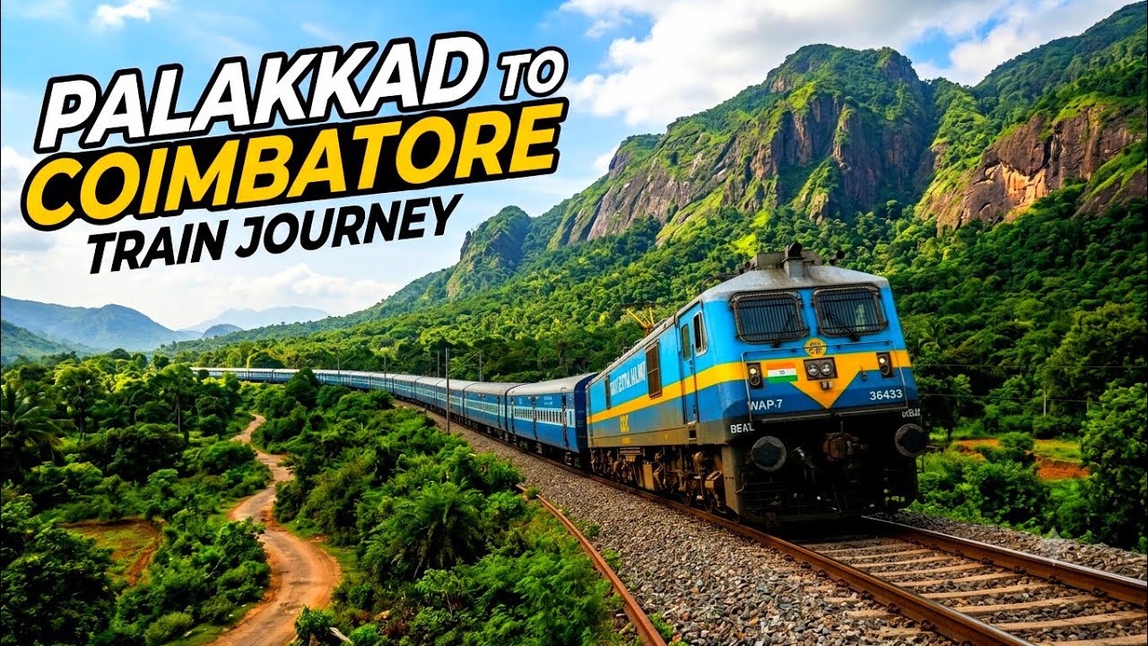 Palakkad to Coimbatore / Train Journey #trending #travel #train