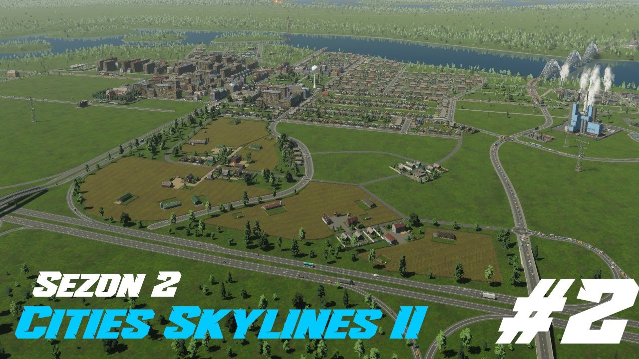 Cities: Skylines 2! Europejskie Miasto | Sezon 2 #2 Pierwsze autobusy.