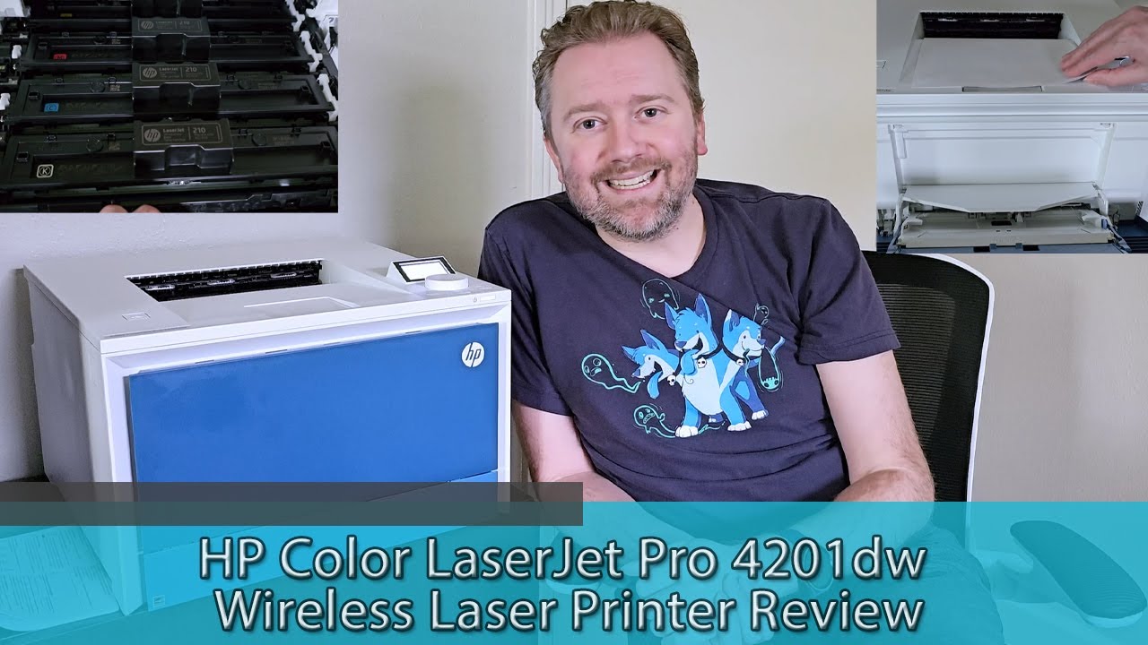 Обзор беспроводного лазерного принтера HP Color LaserJet Pro 4201dw