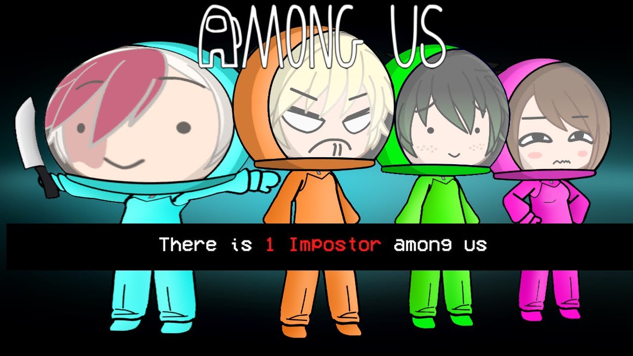 BNHA play among us || reaction au || gacha club