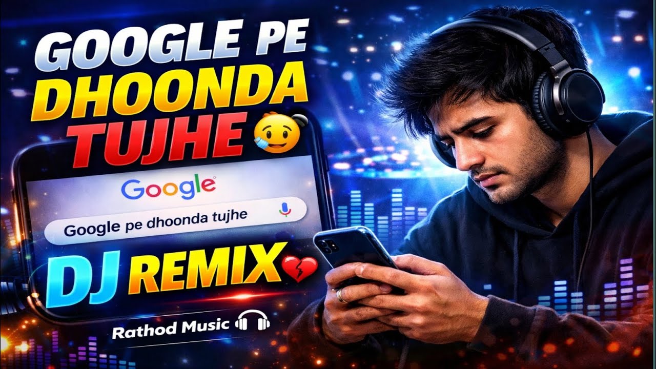 Google Pe Dhoonda Tujhe Par Tu Nahi Mila 💔  | DJ Remix | Broken Heart Song 2026 | Rathod Music